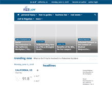 Tablet Screenshot of fizzlaw.com